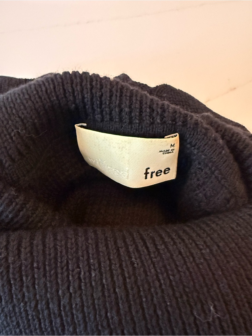 Aritzia Black Chunky Turtleneck Sweater Dress - Picture 3 of 9